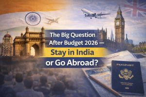 Introduction: The Big Question After Budget 2026 — Stay in India or Go Abroad?