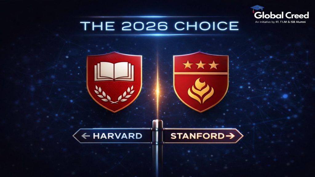 Harvard vs Stanford comparison 2026 showing campus and key differences